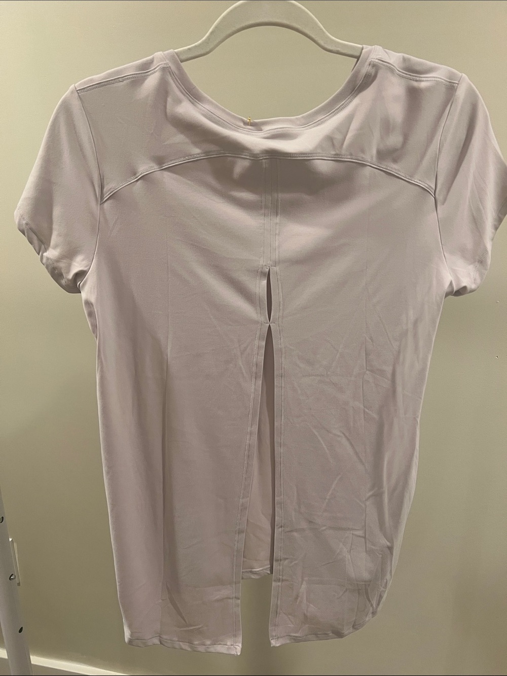 Women’s Light Lavender Split-Back Tee